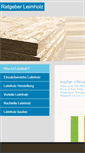 Mobile Screenshot of leimholz.net